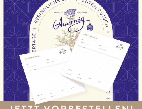 Vorbestellungen für die Feiertage